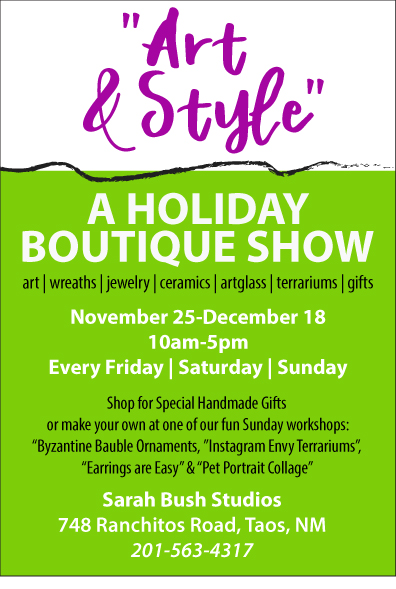 Sarah Bush Art Style Holiday Boutique Show